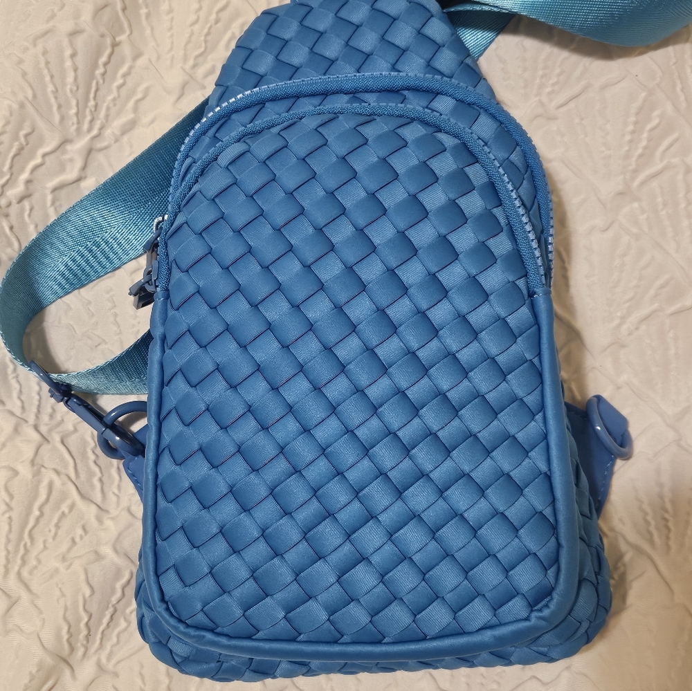 Blue Sol & Selene Beyond The Horizon Woven Neoprene Sling Backpack NWOT